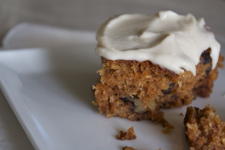 The Best Vegan Carrot Cake with Cashew Cream Cheese Frosting